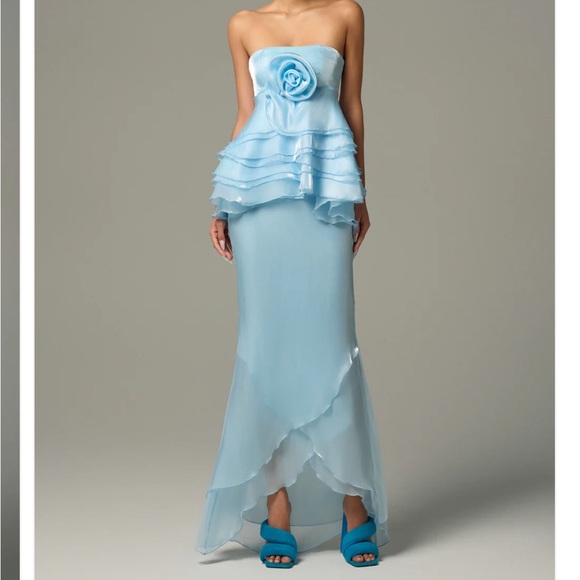 Two Piece Layered Maxi Dress - Picture 1 of 5